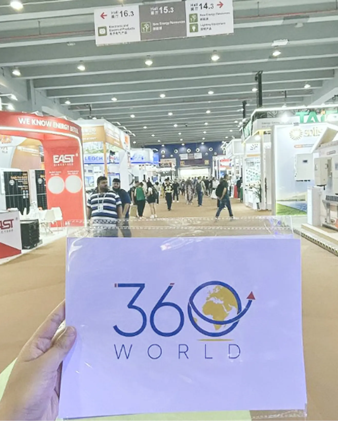 Equipo de 360 presente en ferias Chinas para importar desde China a Colombia