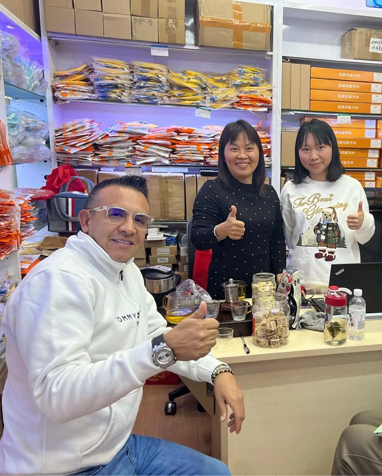 Equipo de 360World en China